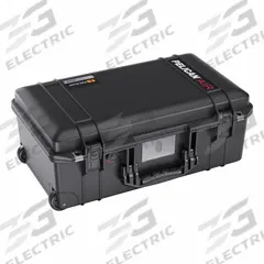 PELICAN Protective Case: Dividers, Black, Mobile, 11.91 lb Wt, Plastic, Polyurethane, Dividers (MPN 1535AIRTPF). Key specifications — Closure Type: Press and Pull Latches; Brand: PELICAN.
