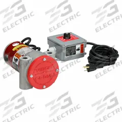 VIBCO Electric Vibrator: SCR Series, 200 lbf, 115V AC, 2.6 A, 4,000 vpm, 2,000 lb Bin Wt Capacity (MPN SCR-200). Key specifications — attr661947: 2.6 A; attr661979: 70 dBA; attr661970: 115V AC.