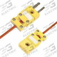 OMEGA Temperature Probe Connectors & Adapters: Jack, For Type J Thermocouple Type, Mini Jack (MPN SMPW-CC-J-F). Key specifications — Includes Clamp: Clamp Included; Includes Write-On Window: No Write-On Window Included; Product Type: Jack; Contact Material: Iron; Connector Type: Mini Jack; Brand: OMEGA; Color: Black; Body Material: Glass-Filled Nylon.