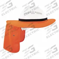 CHILL-ITS BY ERGODYNE Hard Hat with Sun Shade: Orange, Silicone, Over-the-Hat with Wide Brim (MPN 6661). Key specifications — Head Protection Color: Orange; Material: Silicone; Sun Shade Mounting: Over-the-Hat with Wide Brim; For Use With: Hard Hat; Brand: CHILL-ITS BY ERGODYNE.