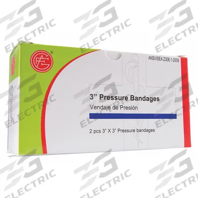 APPROVED VENDOR Bandage: 3 in Dressing Lg, 3 in Dressing Wd, Gauze, Sterile - Conforming Gauze Bandages
