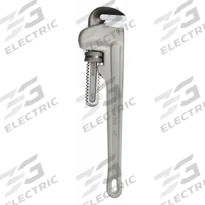WESTWARD Pipe Wrench: Aluminum, 2 in Jaw Capacity, Serrated, 14 in Overall Lg - Straight Pipe Wrenches