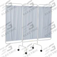 R&B WIRE PRODUCTS INC. Privacy Screen: 3 Panels, Vinyl, Green, Casters (MPN PSS-3C/AML/GG). Key specifications — Brand: R&B WIRE PRODUCTS INC.; Panel Color: Green; Panel Material: Vinyl; Anti-Microbial Panels: Anti-Microbial.