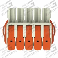 WAGO Lever Wire Connector: 5 Port, 18 AWG – 4 AWG Solid Wire Size Range, 66 A, 600 V, 832 Series (MPN 832-1105/037-000). Key specifications — Brand: WAGO; Product Type: Female Pluggable Lever; Series: 832.