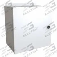 HAMMOND Electrical Enclosure: Steel, 10 in x 10 in x 6 in, NEMA 12/13/3R/4, w/Panel, Solid Cover (MPN EJ10106LG). Key specifications — Closure Method: Latches; Brand: HAMMOND; Knockouts: Not Included.
