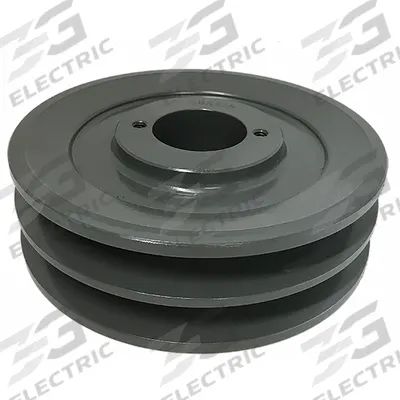 APPROVED VENDOR V-Belt Sheave: 2BK62H, 2 Groove, 5.95 in OD, Bushed Bore - Bushed-Bore Cast-Iron V-Belt Pulleys
