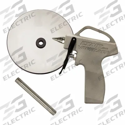 EXAIR Safety Air Gun shield extension: Ergonomic Grip, Cast Aluminum, 1/4 in Female NPT - Pistol-Grip Air Guns
