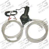 APPROVED VENDOR Electric Drum Pump: Pump with Hose, 1/4 hp HP, 12 V DC, 12 gpm, Polypropylene, PVC (MPN 12V-Trans). Key specifications — Brand: APPROVED VENDOR; Suction Tube Material: PVC.