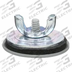WIEGMANN Hole Seal: Steel, 1 1/2 in Conduit Hole Size, For 1.5 in Hole Dia - Max, Carbon Steel, Gray (MPN WAS150). Key specifications — Color: Gray; Brand: WIEGMANN; Finish: Painted; For Hole Type: Conduit; Includes: Quick Wing Nut; Material: Carbon Steel; NEMA Enclosure Rating: 13.