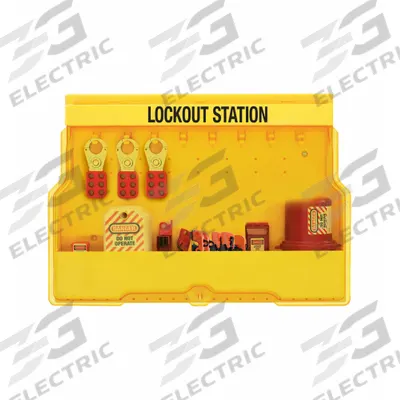 MASTER LOCK Lockout Station: 14 Components Included, Electrical - Electrical Lockout Stations