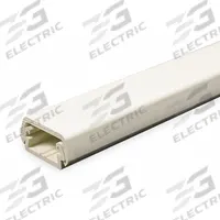 LEGRAND Raceway: 400, 7/8 in Wd, 7/16 in Ht, 60 in Lg, Ivory (MPN 400BAC). Key specifications — attr3676: Raceway; attr3664: Ivory; attr3666: Snap On; attr3675: PVC; attr3679: Adhesive.