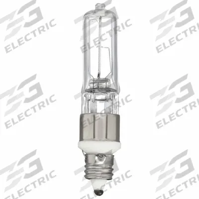 GE LAMPS Halogen Bulb: Halogen, Miniature Candelabra Screw (E11), (T) Tubular, T4 - Mini Candelabra Screw Base (E11) Miniature Lamps
