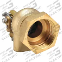 BOB Float Valve: For Water Media, Angle Valve Body, Float Valve Body, Horizontal Piping, Brass, FNPT (MPN R605T-2-LF). Key specifications — Mounting: Horizontal Piping; Arm Adjustability: Adjustable; Connection Gender - Side 1: Female; Brand: BOB; Connection Type - Side 1: NPT; Flow Rate: 112 gpm @ 35 psi; For Media: Water; Rod Thread: 3/8"-16.