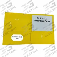 BUSINESS SOURCE Portfolio: Paper, 11 in Ht, 8 1/2 in Wd, Yellow, 2 Pockets, 2 PK (MPN BSN78556). Key specifications — Brand: BUSINESS SOURCE; Material: Paper; Color: Yellow.