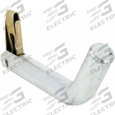 BUYERS PRODUCTS Hitch Pin: 2 in Compatible Hitch Size, 5/8 in Pin Dia, 4 in Overall Lg - Pin & Clips