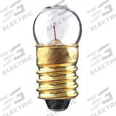 APPROVED VENDOR Incandescent Bulb: Incandescent, Miniature Screw (E10), (G) Globe, G3-1/2, 233 (MPN 233-10PK). Key specifications — Light Color: White; Bulb Shape: G3-1/2; Trade Number: 233; Brand: APPROVED VENDOR; Voltage: 2.33V AC.
