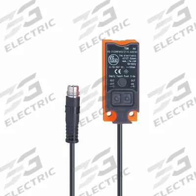 IFM Capacitive Proximity Sensor: M8, PNP, PNP, IO-Link - Rectangular Sensors with Pigtail Connectors
