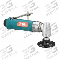 DYNABRADE Air Disc Sander: 3 in Pad, Locking, Heavy Duty, 1.3 hp, 41 cfm, Right Angle Grip, Fixed (MPN 54400). Key specifications — attr1320237: DYNABRADE; attr1320246: Rear.