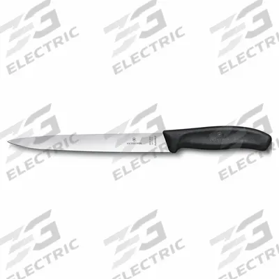VICTORINOX Fillet Knife: Straight, 13 in Overall Lg, High Carbon Stainless Steel Blade - Fillet Knives