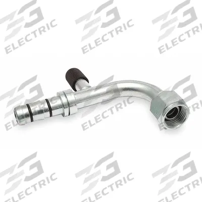 AEROQUIP O-Ring Hose Fitting: 90° O-Ring Fitting, 10 Dash Size, 0.5 in Hose Inside Dia. - E-Clip Hose Fittings