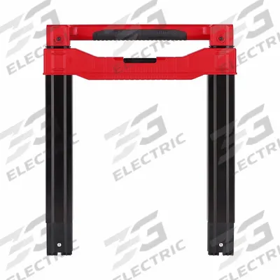 MILWAUKEE PACKOUT Handle: Polypropylene, Black/Red - Rolling Storage & Tool Box Replacement Parts