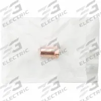 STREAMLINE Sweat Fitting Adapter: 1/2 in CTS x 3/8 in Pipe, Cup x FNPT, No Center Stop, Wrot Copper (MPN W 01232CB)