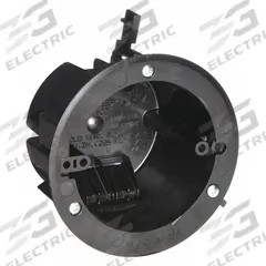 CANTEX Electrical Box: Polycarbonate, Nonmetallic Material & Nominal Size, Round, 1 Gangs, Flush (MPN EZ18COR). Key specifications — Brand: CANTEX; Bracket Style: Flush; Clamp Style: NMSC.
