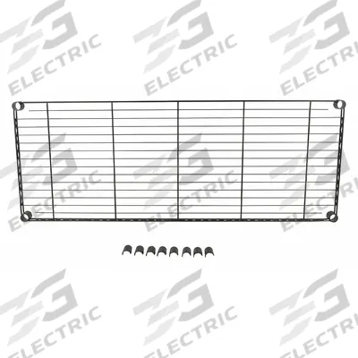 APPROVED VENDOR Shelving: For 3TPC8/3TPD3, For 3TPC8/3TPD3, 175 lb Cap, Powder Coated, Black - Shelves for Utility Carts with Wire Shelves
