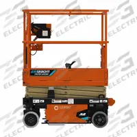 JLG Scissor Lift: Battery, Drivable, 13 ft Elevated Platform Ht, 49.2 in x 24.4 in (MPN ES1330M). Key specifications — Brand: JLG; Features Included: Horn.