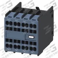 SIEMENS Auxiliary Switch: 2NO/2NC, Front Mount, Front-Mounted, 3RH29112XA220MA0. Key specifications — Frame Size: S00; Brand: SIEMENS; Compatible with Series: SIRIUS 3RT2 Contactors.