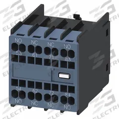 SIEMENS Auxiliary Switch: 2NO/2NC, Front Mount, Front-Mounted, 3RH29112XA220MA0. Key specifications — Frame Size: S00; Brand: SIEMENS; Compatible with Series: SIRIUS 3RT2 Contactors.
