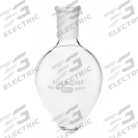 CHEMGLASS Boiling Flask: 100 mL, Colorless, Pear, A, 14/20 Compatible with Stopper Size (MPN CG-1554-30). Key specifications — Shape: Pear; Body Color: Colorless; Brand: CHEMGLASS; Compatible with Stopper Size: 14/20; USP Specification: Type I.