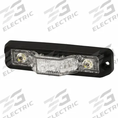 ECCO Warning Light: Perimeter Flashing Warning Light, Amber, 1 5/16 in Overall Wd - Vehicle Perimeter Flashing Warning Lights