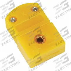 APPROVED VENDOR Thermocouple Jack: Jack, For Type K Thermocouple Type, Mini Jack (MPN 4JPN4). Key specifications — Product Type: Jack; Contact Material: Nickel; Connector Type: Mini Jack; Brand: APPROVED VENDOR; Color: Yellow; Body Material: Plastic; Manufacturer Part Number: 4JPN4.