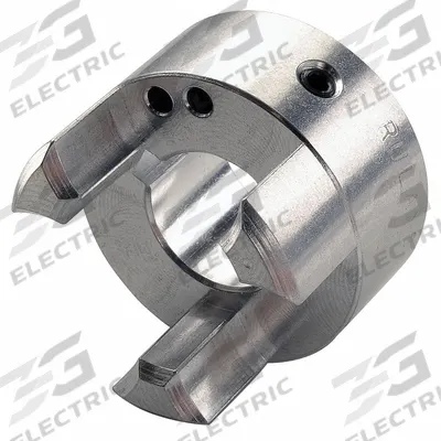 RULAND MANUFACTURING Jaw Coupling Hub: MJS51 Coupling Size, 50.8 mm Outside Dia, Metric - Zero-Backlash Curved Jaw Coupling Hubs