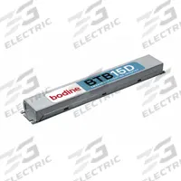 Emergency Lighting Inverter: 120/277V AC, 15 W Max. Bulb Watts, LED, Lithium Ion, Batteries (MPN BTB015B2UK45L1PDI1). Key specifications — Input Voltage: 120/277V AC; Includes: Batteries; Battery Type: Lithium Ion; Brand: BODINE.