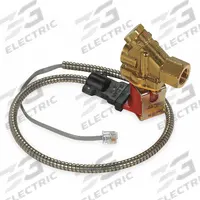 SLOAN Solenoid Valve: For Optima Series, Metal, (2) Terminal Housings/Armored Cable 18 in (MPN ETF-370-A). Key specifications — Includes: (2) Terminal Housings; Brand: SLOAN; Compatible Series: Optima; Material: Metal; Product Type: Solenoid Valve.