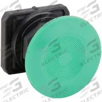 DAYTON Mushroom Head Push Button: Green, 30 mm Mounting Size, Non-Metallic, Momentary (MPN 30G362). Key specifications — Brand: DAYTON; Action: Momentary; Series: Dayton; Push Button Material Type: Non-Metallic.