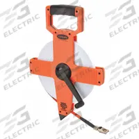 KESON Long Tape Measure: Manual, OTR-10-200, SAE/Engineers Scale, 200 ft, 1/100 ft, Plastic, Manual. Key specifications — attr939846: OTR-10-200; attr939849: Fiberglass; attr939859: Nonmagnetic Single Hook; attr939850: Single-Sided; attr939855: 1/100 ft; attr944023: Hook End; attr940484: KESON; attr985224: Plastic.