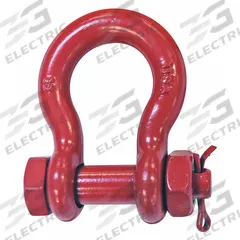 CROSBY Anchor Shackle: Anchor Shackle, 34,000 lb Working Load Limit, 3 7/8 in Compatible Sling Wd (MPN 1019640). Key specifications — Body Color: Silver; Brand: CROSBY.