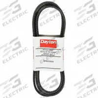 DAYTON Cogged V-Belt: AX144, 146 in Outside Lg, 1/2 in Top Wd, 5/16 in Thick, Polyester (MPN 6L263)