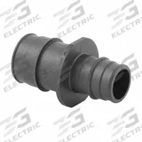 UPONOR Barbed Fitting Coupling: 3/4 in ID x 1 in ID Size, Barbed x Barbed, Polymer, Expansion (MPN Q4777510). Key specifications