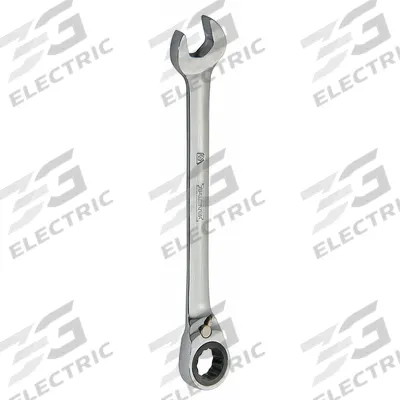 PROTO Combination Wrench: Alloy Steel, Chrome, 9 mm Head Size, 6 in Overall Lg - Metric Spline Ratcheting Combination Wrenches
