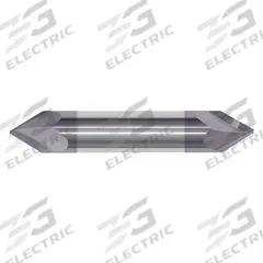 APPROVED VENDOR Chamfer Mill: Carbide, AlTiN Coated, Double End, 2 Flute, 60°, 1/8" Mill Dia (MPN 209-262125B)