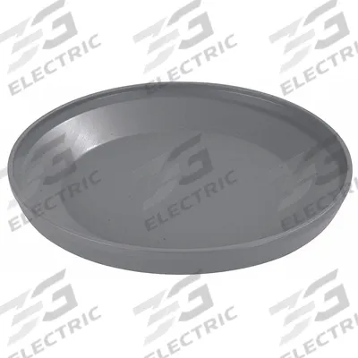 CARLISLE DINEX Insulated Base: Gray, 9 in Dia, NSF Certified - Cold Pellets & Cool Bases
