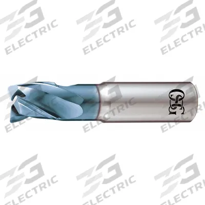 OSG Square End Mill: Carbide, DLC Coated, 3 Flute, 7/8" Mill Dia, 1.327" LOC - Reduced-Neck Carbide Square End Mills for Aluminum