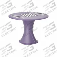 CORTECH Table: 29 in Overall Ht, 42 in Overall Dia, Game Top Included, Ballast Accepted, Indigo (MPN 670IGGT). Key specifications — Brand: CORTECH; Accepts Ballast: Ballast Accepted; Table Material: Polyethylene; Furniture Series: Endurance.
