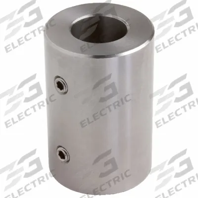 CLIMAX METAL PRODUCTS Rigid Shaft Coupling: 5/8 in Bore Dia 1, 5/8 in Bore Dia 2, Round - Set Screw Rigid Shaft Couplings