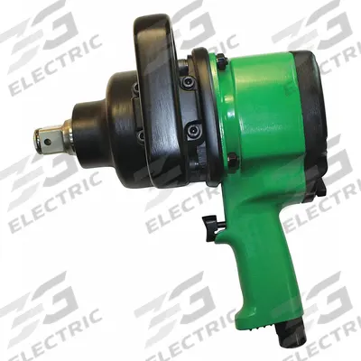 SPEEDAIRE Air Impact Wrench: Full-Size, 1 in Drive, Pistol-Grip, Square, 1/2 in NPT Air Inlet - Pistol-Grip Air-Powered Impact Wrenches with Standard Anvils