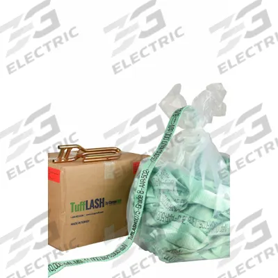 CARGO TUFF Grade 8 Woven Polyester Lashing - bagged: 500 ft Overall Lg, Green - Woven Poly Cord Strapping